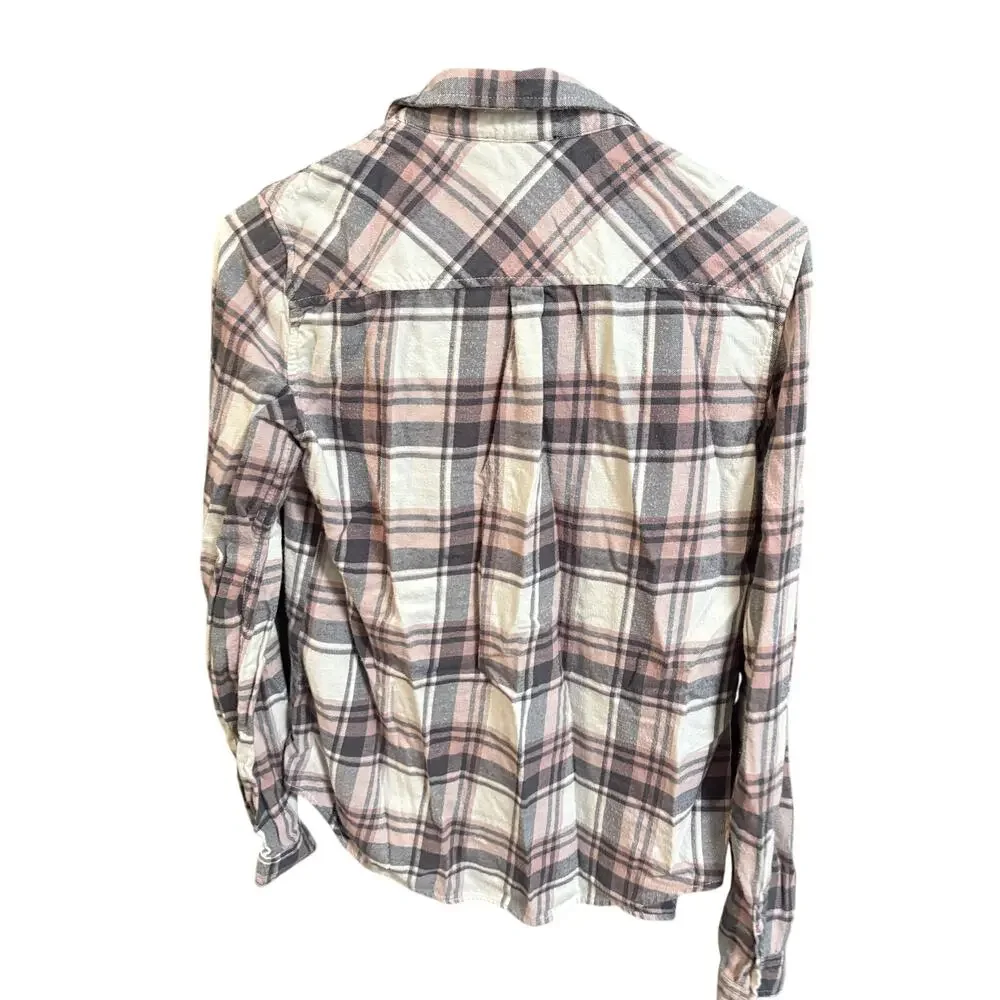 Paige Plaid Long Sleeve Flannel - Picture 3 of 3